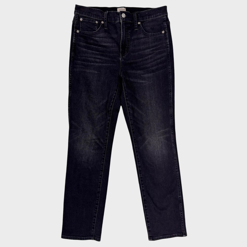 J. Crew Denim 9" Vintage Straight Size 29 Black Denim Jeans